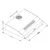 Berdsen Black Carbon filter ventilator za montažo pod omaro - 60 cm Berdsen BE-10-A