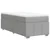 Vidaxl Box spring postelja z vzmetnico svetlo siv 100x200 cm blago