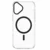 Transparent Color Ring MagSafe maska za iPhone 16 Plus – Crna