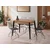 Hanah Home Trpezarijski sto na razvlačenje Dolunay-1284, 100-120x75x60 cm, Smeđi