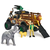 Set za igru Dickie Toys - Džip Wild Park Ranger, s životinjama