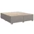 Vidaxl Box spring postelja z vzmetnico taupe 180x200 cm blago