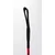 Devil Sticks Nylon Stick with Neon Strip & Goat Kid Leather Handle Nubuck Leather Top 71cm Red