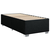 VIDAXL Box spring postelja z vzmetnico črn 90x190 cm blago