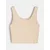 Sinsay - Pleteni crop top - nude