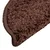 Prostirke za stepenice 30 kom 56x17x3 cm smeđe poluokrugle