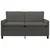 Vidaxl Kavč Temno siva 156 x 81 x 87,5 cm Blago