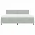 Vidaxl LED Box Spring Postelja Svetlo siva 180 x 200 cm Žamet