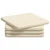 Jastučići za sjedenje 4 pcs Krema 40 x 40 x 3 cm