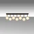 Opviq Luster Even-11765, 82x10x26 cm 7x G9, IP20, Providni