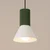 Sollux SL.1872 - Luster na sajli ESTRIA 1xE14/10W/230V, prečnik 14 cm, zelen