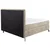 Esposa BOXSPRING POSTELJA 160 cm  x 200 cm , tekstil svetlo rjava