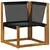 Set vanjskih sofa s jastukom 11 pcs Prirodna i Svjetlosiva