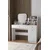 HANAH HOME Sto za šminkanje Harmony 2 Square White