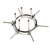 Master Series Oculus Stainless Steel Anal Explorer Silver