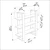 Hanah Home Zidna polica Suno, 90x90x22 cm,Crna