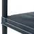 Stalci za pohranu 5 kom crni 60 x 30 x 138 cm plastični