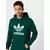 ADIDAS ORIGINALS Sweater majica, bijela / tamno zelena