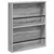 Polica za časopise s policom 2 pcs Siva Sonoma 60 x 12 x 70 cm