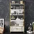Hanah Home Frida 90 Cm White Polica za knjige 89.3x191x35.2cm, Bela