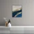 Canvas Slika na platnu Zlatna linija I 80x100cm, Sa ramom, Crni