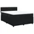 Vidaxl Box spring postelja z vzmetnico črna 140x200 cm žamet
