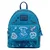 Mini nahrbtnik Loungefly Harry Potter - Hogwarts Denim (HPBK0294)