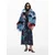 Desigual Prehodna jakna modra/temno modra/rdeča