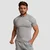 GymBeam Muška majica Fitted TRN Grey