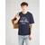 JACK & JONES Majica JJEDenver marine/bela