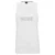 Boss Majica brez rokavov 50491711 Bela Regular Fit