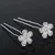 Ukosnica Rhinestone Flower KP1568