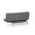 Atelier del Sofa Trosed na razvlačenje Misa 200x95x105cm Sivi