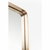 Meblo Trade Ogledalo Curve Rectangular Copper 200x70 cm 70x5x200h cm