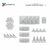 Connetix - Clear Pack (34 kosov)