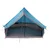 Tipi šator s krovom s pohranom Plava 400 x 346 x 250 cm taft