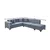 ATELIER DEL SOFA Ugaona garnitura West Right Grey