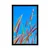 Plakat divja trava pod modrim nebom - 40x60 black