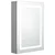 LED kupaonski ormarić s ogledalom boja betona 50 x 14 x 60 cm