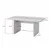 Hanah Home klub sto Pietra, 100 cm, orah Milano