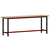 Radni stol 220x55x81,5 cm od masivne bukovine i metala
