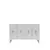 HANAH HOME Komoda Salkim 120 White Silver