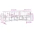 Set vanjskih sofa s jastukom 5 pcs Bijela i krem