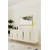 Hanah Home komoda Rany 180, 180 cm, bela / travertin / zlatna