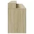 Radni stol s LED svjetlima boja hrasta 200 x 55 x 91 cm drveni