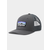 Kape Patagonia P-6 Logo Trucker Hat - forge grey