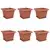 Saksije za biljke 6 pcs Crvena cigla 28,5 x 28,5 x 22 cm