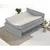 Siva boxspring postelja s prostorom za shranjevanje 180x200 cm Blend – Maison de Reve
