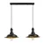 Opviq Luster Saglam-3776, 62x30 cm 2xE27