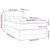 Vidaxl Box spring postelja z vzmetnico temno rjava 100x200 cm blago